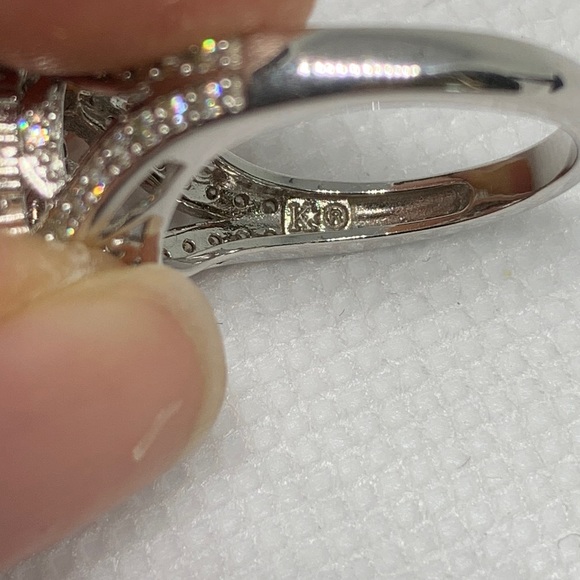 Flawless K-Star Simulated Diamond Ring - Picture 9 of 12